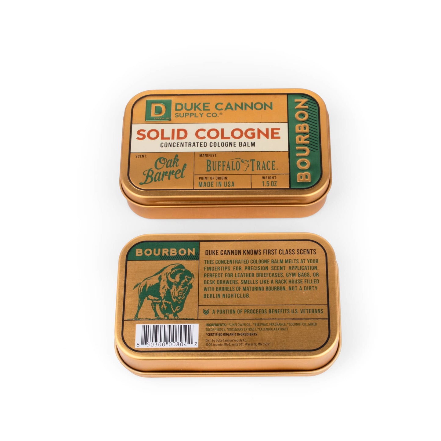 Duke Cannon Bourbon Solid Cologne