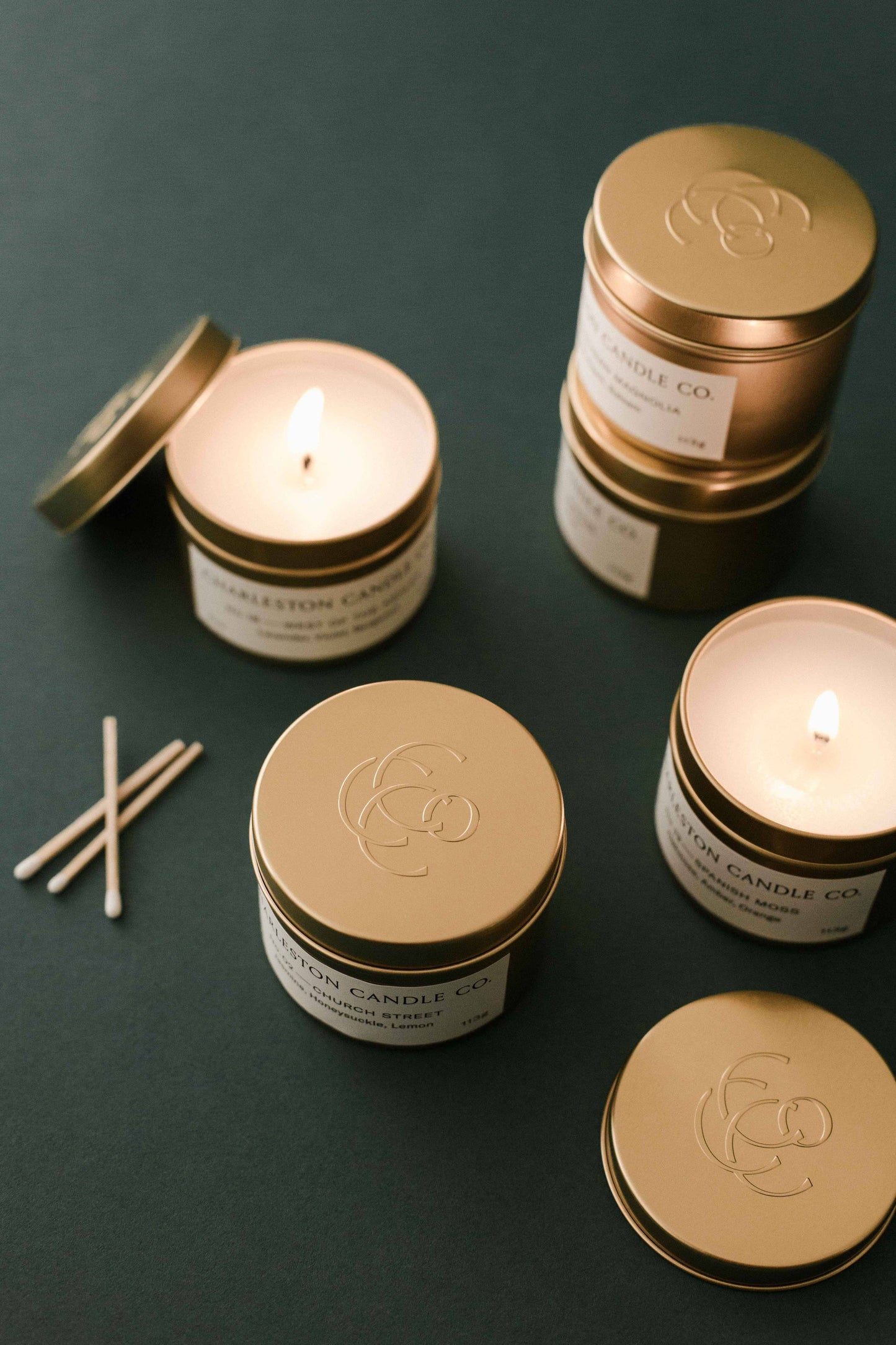 Charleston Candle Company Charleston Christmas 4 oz. Travel Tin Soy Candle