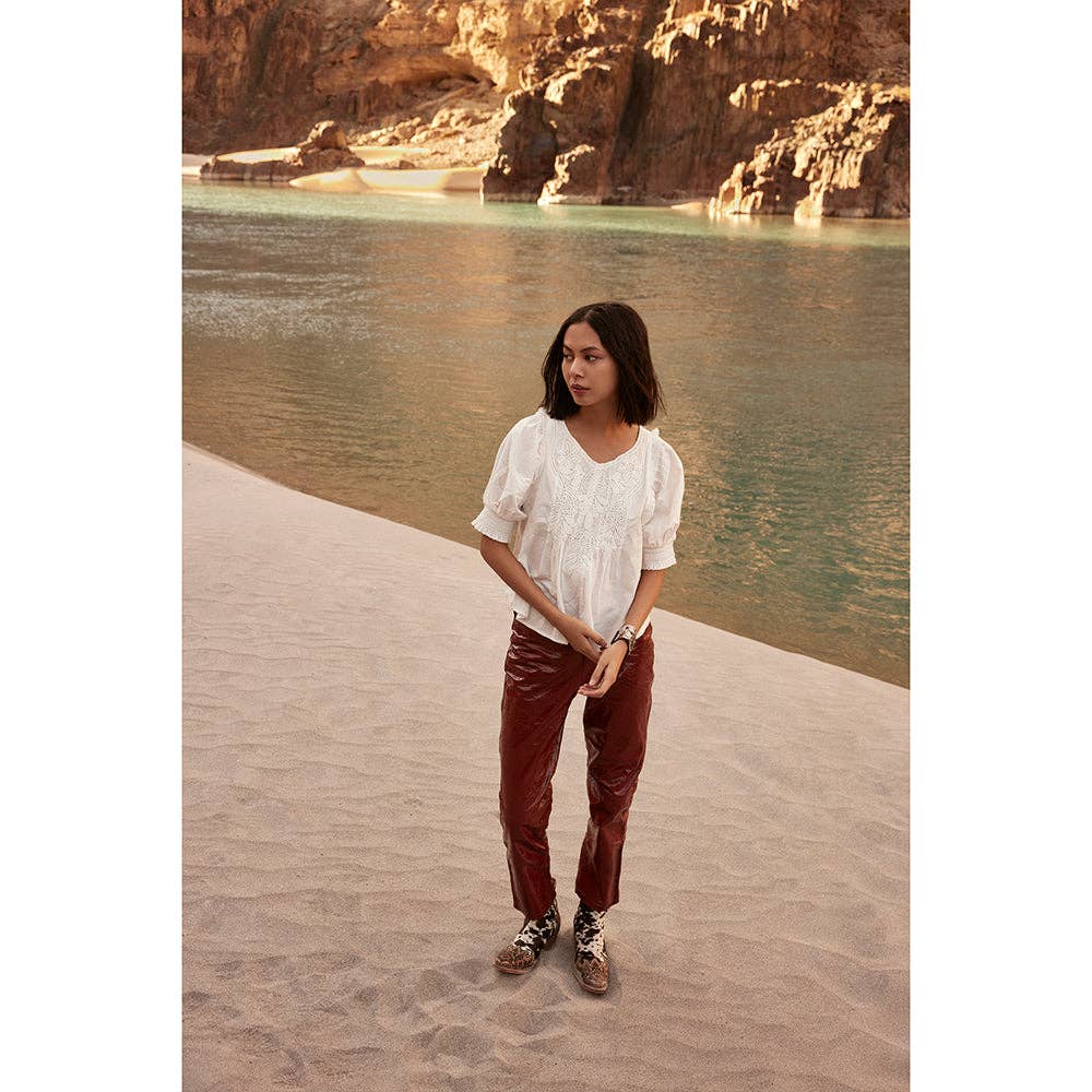 Bohera Abigail’s White Charm Lace Top