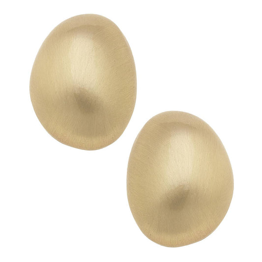 Icon Puffed Dome Stud Earrings