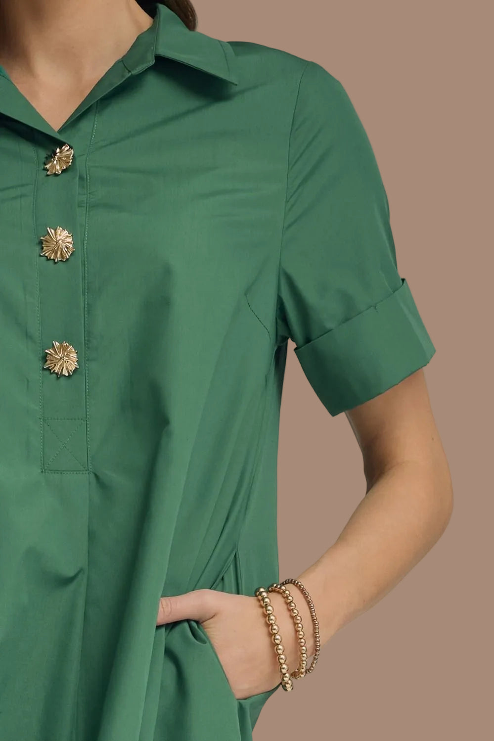 Perfect Hunter Green Midi Dress