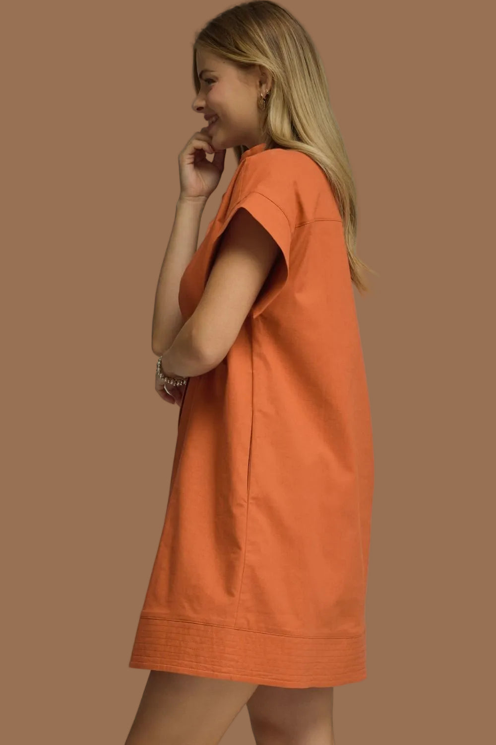 Rust Orange Dress