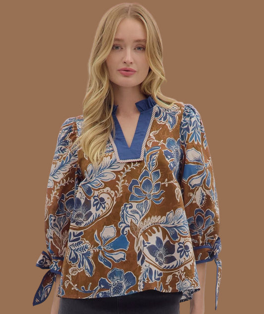 Autumn Botanical Top