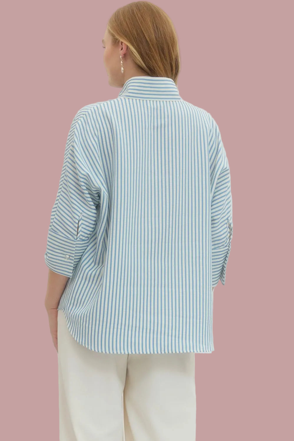 Blue Breeze Stripe Top