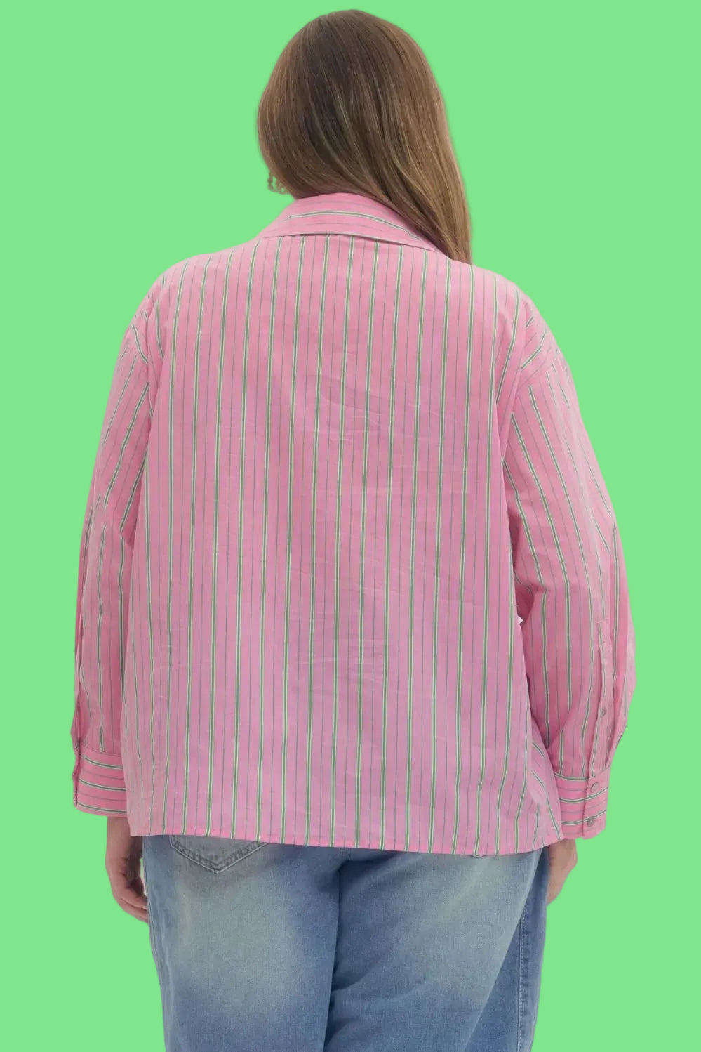 Strawberry Lime Stripe L/S Shirt