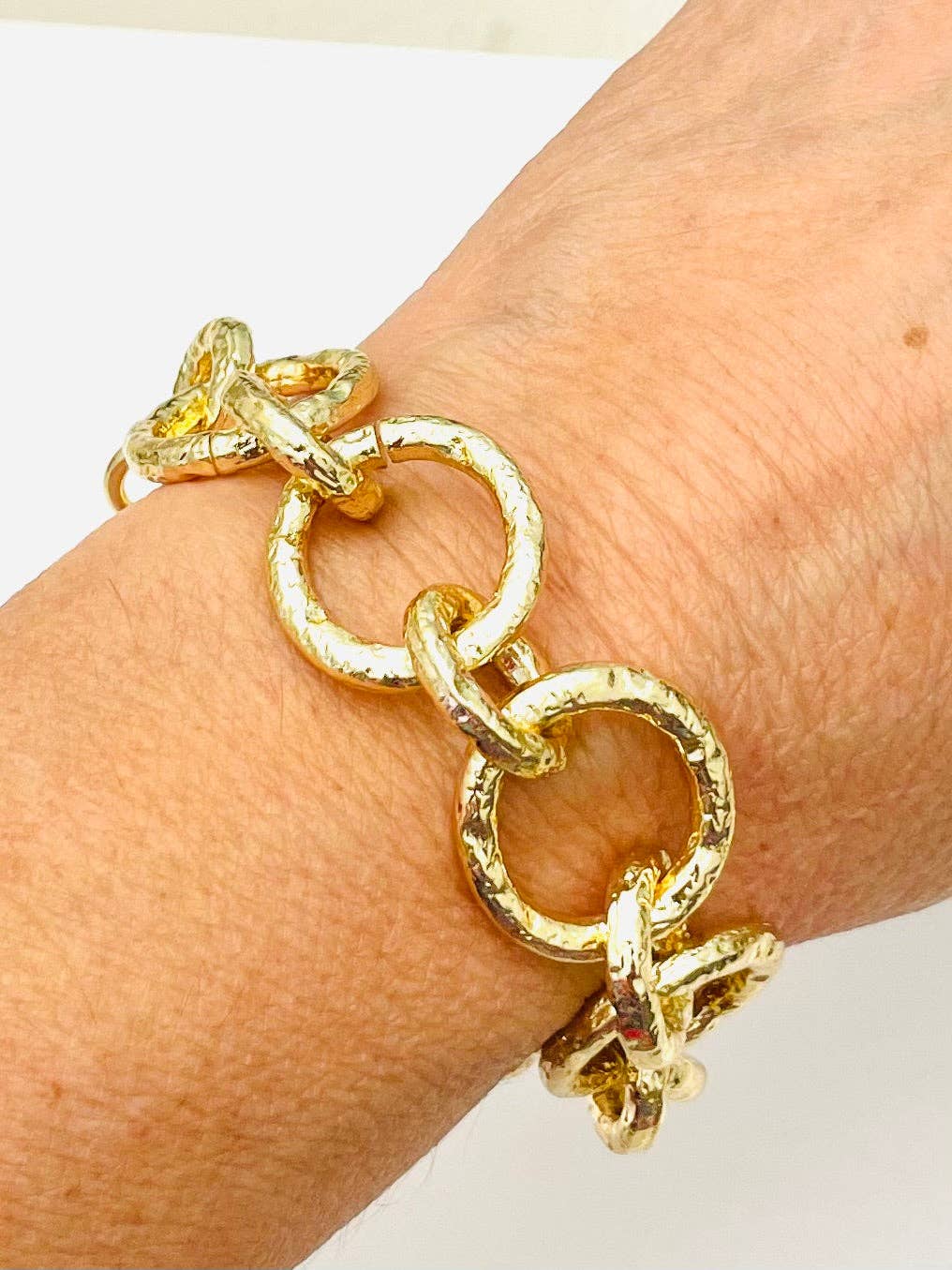 Gold Stacking Link Bracelet