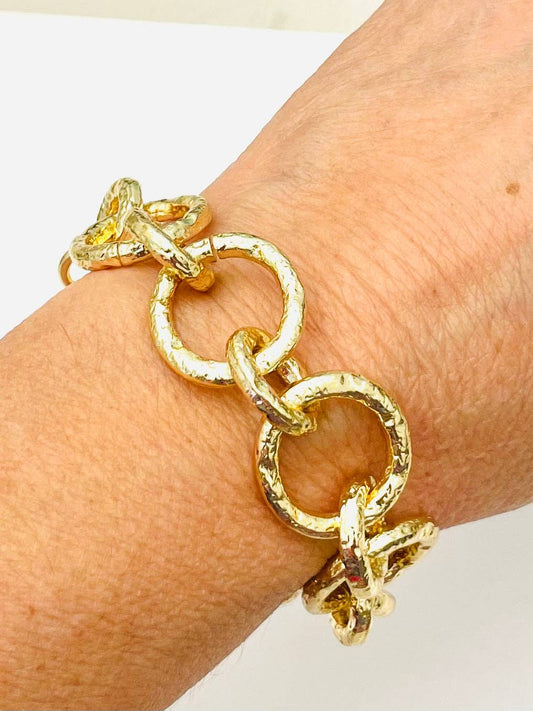 Gold Stacking Link Bracelet