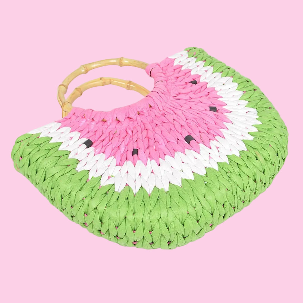 Straw Watermelon Handbag