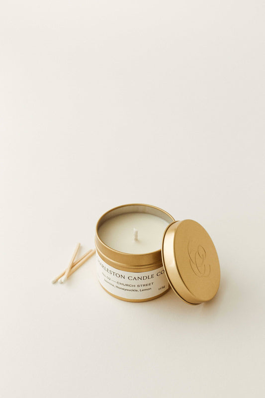 Signature Collection 4 oz. Travel Tin Soy Candle: Isle of Palms